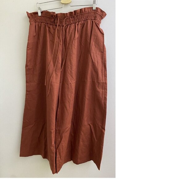Anthropologie Brown Straight Leg Pants - Picture 4 of 7